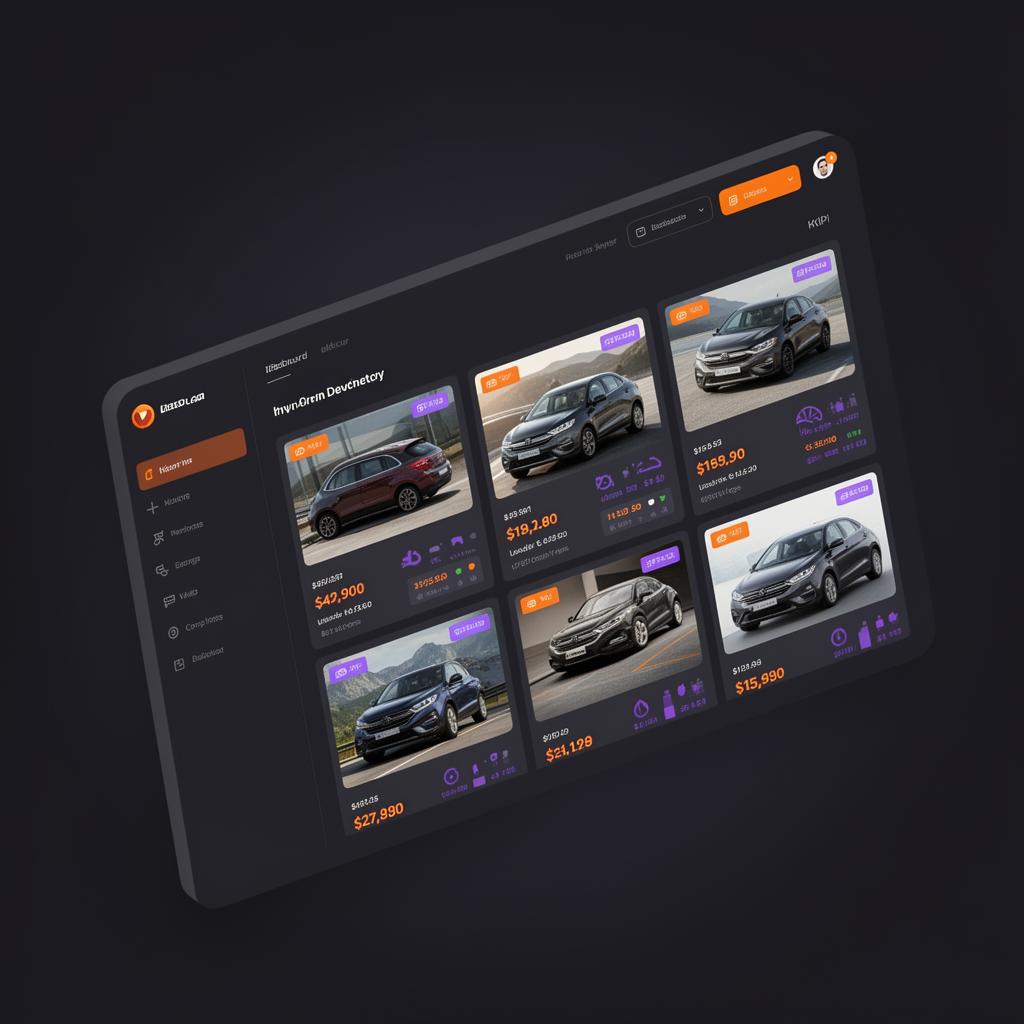 Logiciel automobile Spider VO — gestion du stock véhicules